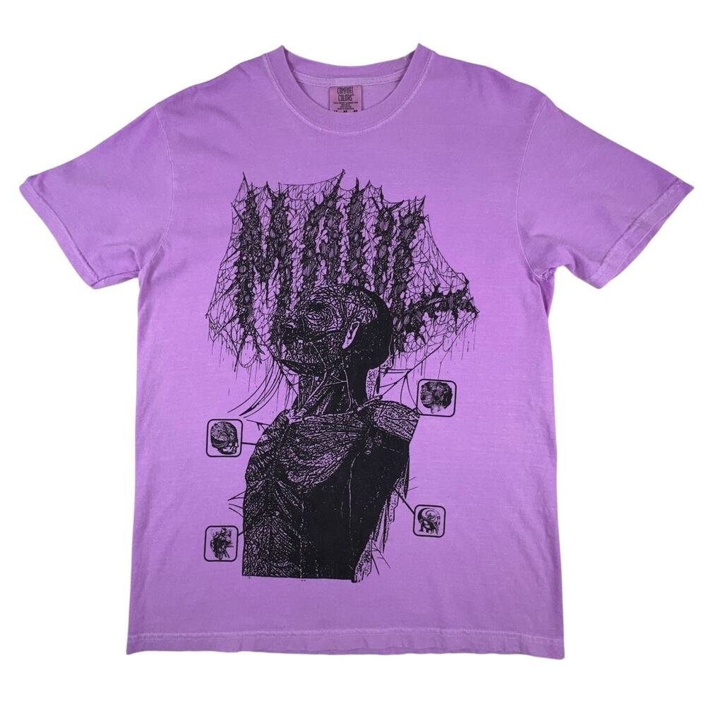 Maul T Shirt Mens Medium Purple Death Metal Anatomy 20 Buck Spin Comfort Colors